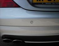 installed parking sensors colour matched to rear bumper installed rear parking sensors